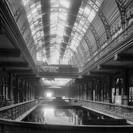 Glass Negative - Alterations to the Queen Victoria Building (QVB) Sydney, 1918