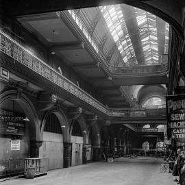 Glass Negative - Alterations to the Queen Victoria Building (QVB) Sydney, 1918