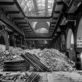 Glass Negative - Alterations to the Queen Victoria Building (QVB) Sydney, 1918