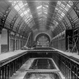 Glass Negative - Alterations to the Queen Victoria Building (QVB) Sydney, 1918