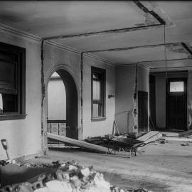 Glass Negative - Alterations to the Queen Victoria Building (QVB) Sydney, 1918