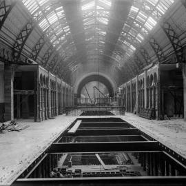 Glass Negative - Alterations to the Queen Victoria Building (QVB) Sydney, 1918