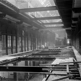 Glass Negative - Alterations to the Queen Victoria Building (QVB) Sydney, 1918