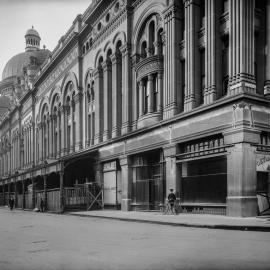 Glass Negative - Alterations to the Queen Victoria Building (QVB) Sydney, 1918