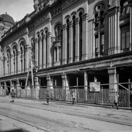 Glass Negative - Alterations to the Queen Victoria Building (QVB) Sydney, 1918