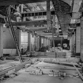 Glass Negative - Alterations to the Queen Victoria Building (QVB) Sydney, 1918
