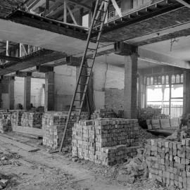Glass Negative - Alterations to the Queen Victoria Building (QVB) Sydney, 1918