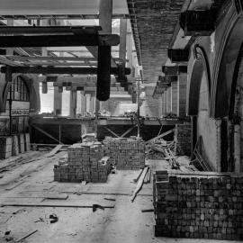 Glass Negative - Alterations to the Queen Victoria Building (QVB) Sydney, 1918