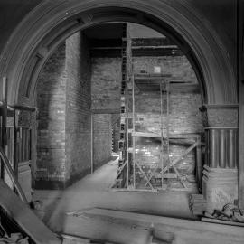 Glass Negative - Alterations to the Queen Victoria Building (QVB) Sydney, 1918