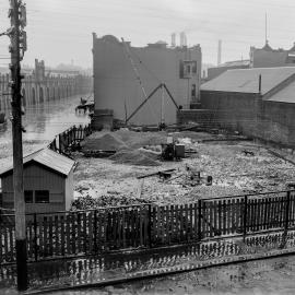 Glass Negative - Construction of the Great Western Coffee Palace, Haymarket, 1913