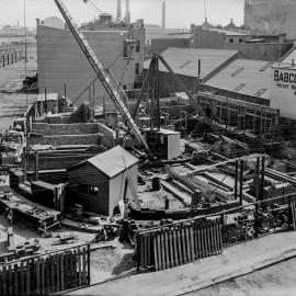 Glass Negative - Construction of the Great Western Coffee Palace, Haymarket, 1913