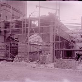 Glass Negative - Building works for Pyrmont Power Station Extension Number 3, Pyrmont, 1913