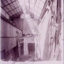 Glass Negative - Interior view of Pyrmont Power Station Extension Number 3, Pyrmont, 1913