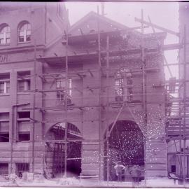 Glass Negative - Frontage of Pyrmont Power Station Extension Number 3, Pyrmont, 1914