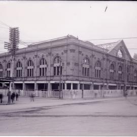 Glass Negative - Construction of the W P Manning Building, Haymarket, 1914