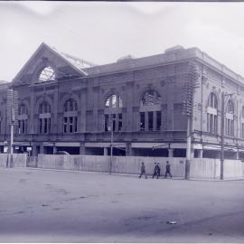 Glass Negative - Construction of the W P Manning Building, Haymarket, 1914