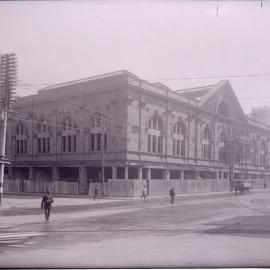 Glass Negative - Construction of the W P Manning Building, Haymarket, 1914