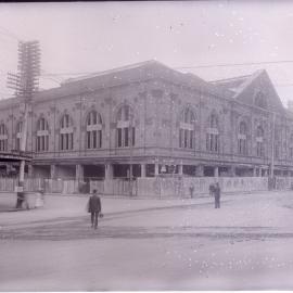 Glass Negative - Construction of the W P Manning Building, Haymarket, 1914