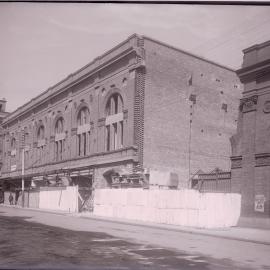 Glass Negative - Construction of the W P Manning Building, Haymarket, 1914