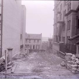 Glass Negative - Construction of Workshops and Stores for Sydney Municipal Council substation, Sydney, 1917