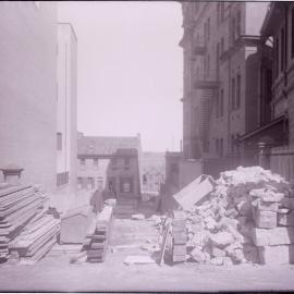 Glass Negative - Workshops and Stores adjacent Kent Street Sub Station, 1917