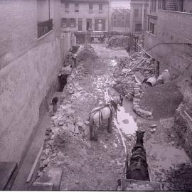 Glass Negative - Workshops and Stores adjacent Kent Street Sub Station, 1917