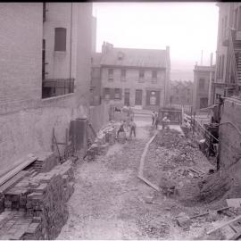 Glass Negative - Workshops and Stores adjacent Kent Street Sub Station, 1917