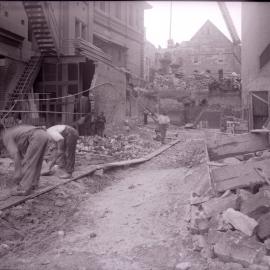 Glass Negative - Workshops and Stores adjacent Kent Street Sub Station, 1917