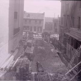 Glass Negative - Workshops and Stores adjacent Kent Street Sub Station, 1917