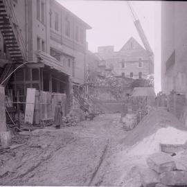 Glass Negative - Workshops and Stores adjacent Kent Street Sub Station, 1917