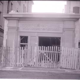 Glass Negative - Construction of Workshops and Stores for Sydney Municipal Council substation, Sydney, 1917