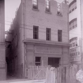 Glass Negative - Construction of Workshops and Stores for Sydney Municipal Council substation, Sydney, 1917