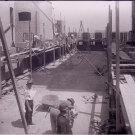 Glass Negative - Construction of Workshops and Stores for Sydney Municipal Council substation, Sydney, 1917