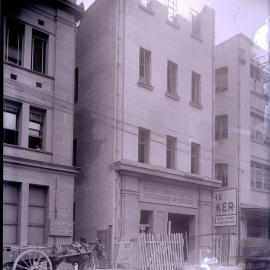 Glass Negative - Construction of Workshops and Stores for Sydney Municipal Council substation, Sydney, 1917