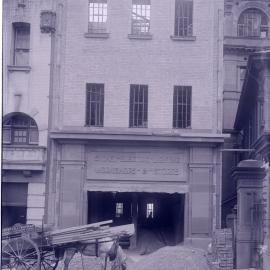 Glass Negative - Construction of Workshops and Stores for Sydney Municipal Council substation, Sydney, 1917
