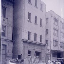 Glass Negative - Construction of Workshops and Stores for Sydney Municipal Council substation, Sydney, 1917