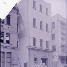 Glass Negative - Construction of Workshops and Stores for Sydney Municipal Council substation, Sydney, 1917
