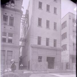 Glass Negative - Construction of Workshops and Stores for Sydney Municipal Council substation, Sydney, 1917