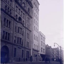 Glass Negative - Construction of Workshops and Stores for Municipal Council substation, Sydney, 1918