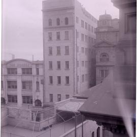 Glass Negative - Construction of Workshops and Stores for Municipal Council substation, Sydney, 1918