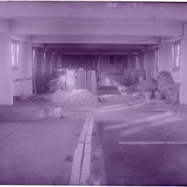 Glass Negative - Construction of Workshops and Stores for Municipal Council substation, Sydney, 1918