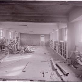 Glass Negative - Construction of Workshops and Stores for Municipal Council substation, Sydney, 1918