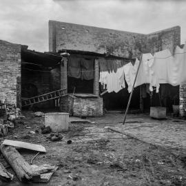 Glass Negative - Stables and yard in Brown Street Camperdown 1922