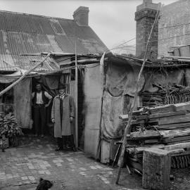 Glass Negative - Dwellings in Grose Street Camperdown,