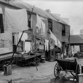 Glass Negative - Houses in Seals Place Pyrmont, 1922