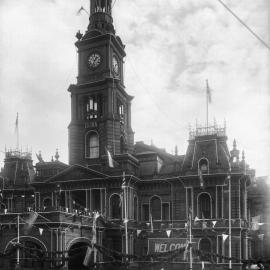 Glass Negative - Sydney Town Hall, George Street Sydney, 1920