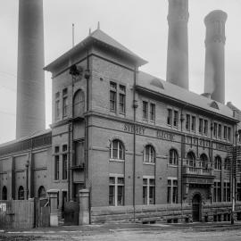 Glass Negative - Pyrmont Powerhouse, Pyrmont Street Pyrmont, 1919