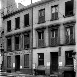 Glass Negative - Onyik and Lee importers, George Street Sydney, circa 1912