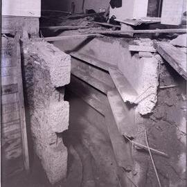 Glass Negative - Construction of the Castlereagh Street Sub Station, Haymarket, circa 1918