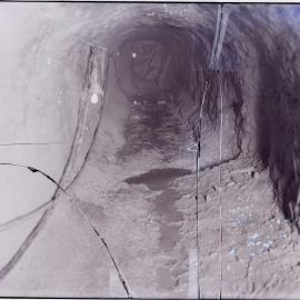 Glass Negative - Tunnel for Pyrmont Power Station Extension Number 3, Pyrmont, 1913